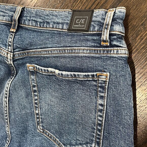 Current/Elliot Boyfriend Jeans Women’s 27 Blue Classic Denim Mid Rise 30x28 - Picture 9 of 9